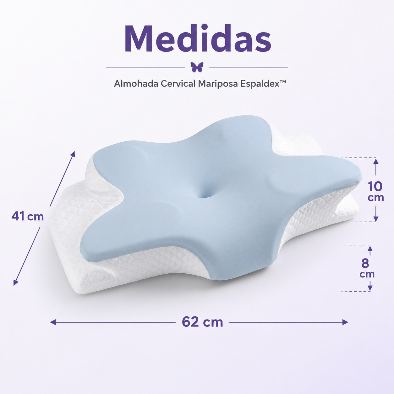 Almohada Cervical Mariposa Espaldex™