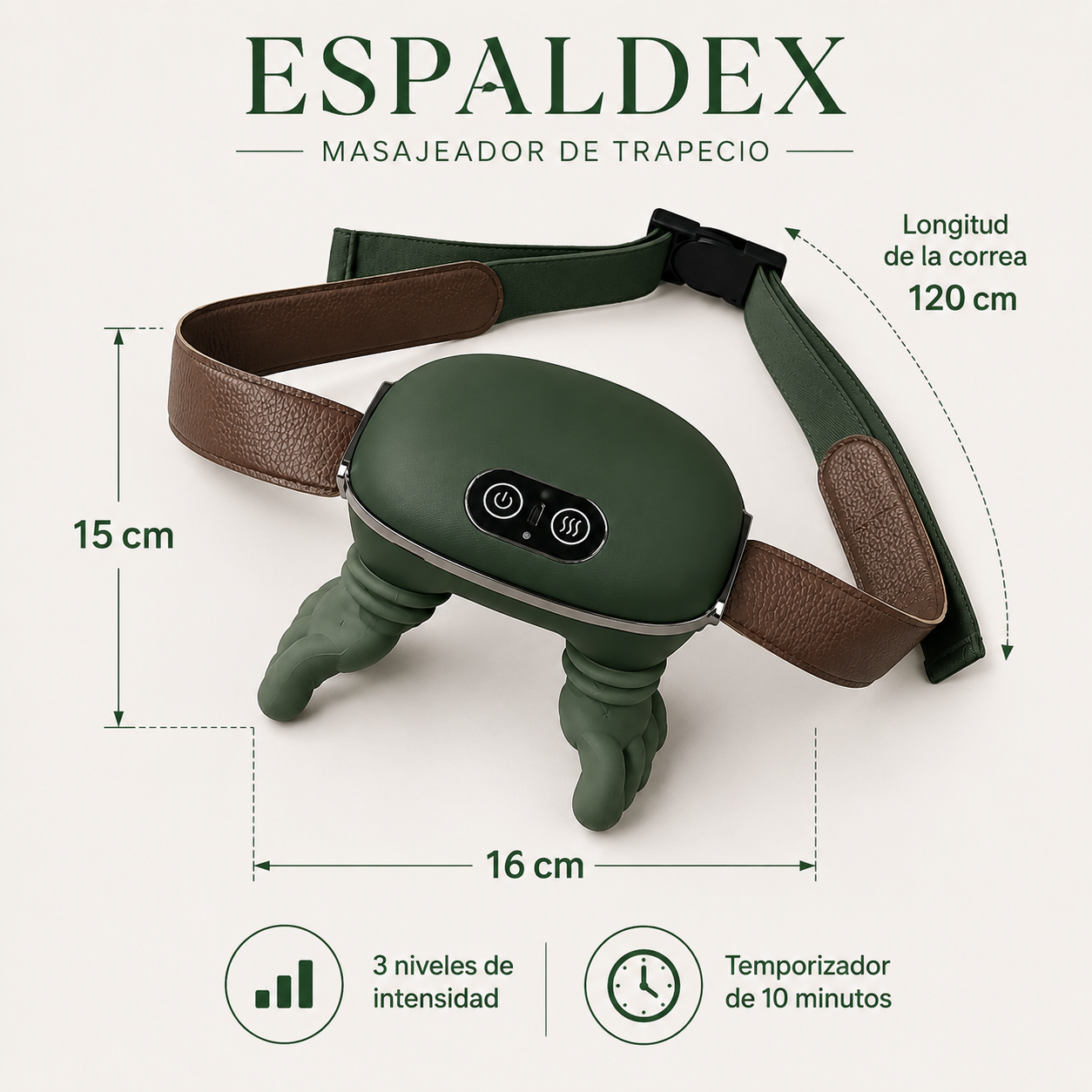 Masajeador Cervical de Amasamiento Espaldex™