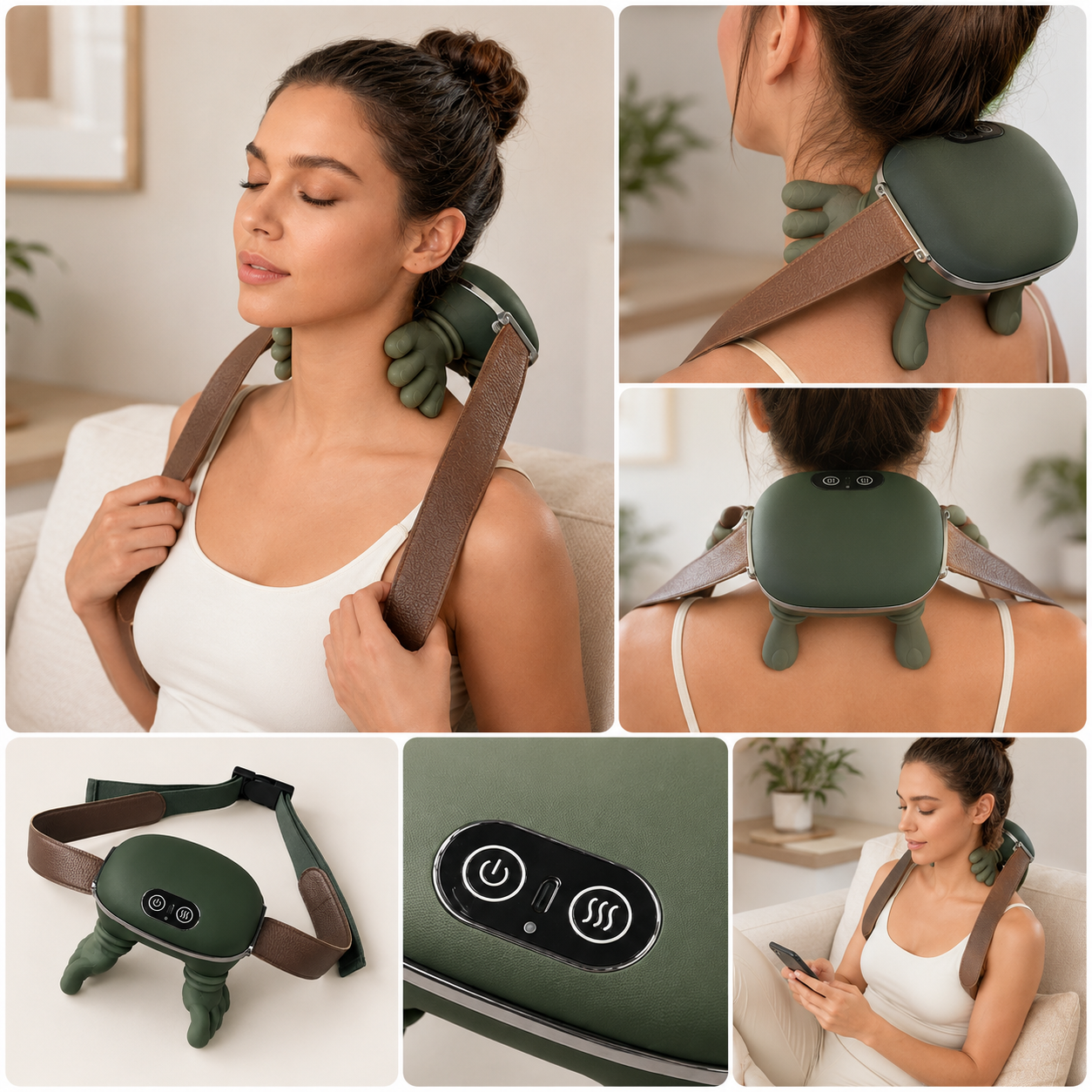 Masajeador Cervical de Amasamiento Espaldex™